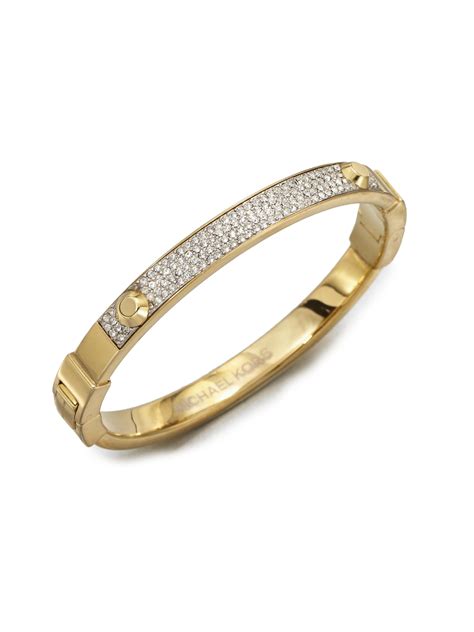 michael kors gold studded bracelet|michael kors gold bracelet price.